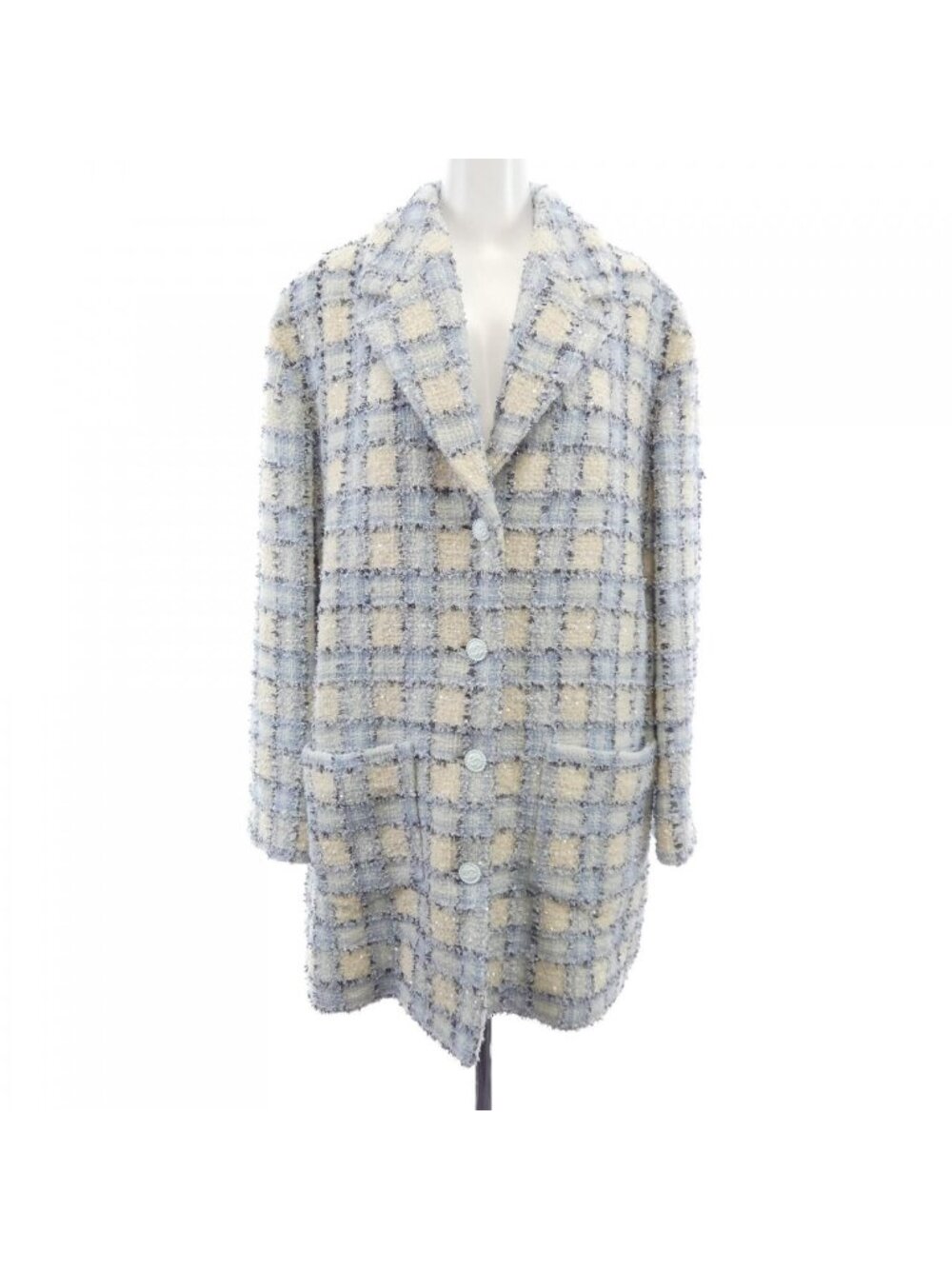 Chanel Coat Blue